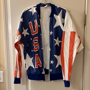 Vintage 2000 USA Olympic Lightweight Jacket Size XL